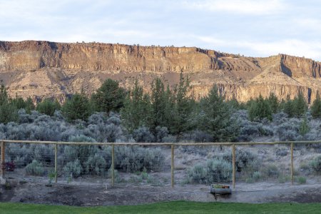 Uitzicht vanuit ons Airbnb huis in Terrebonne